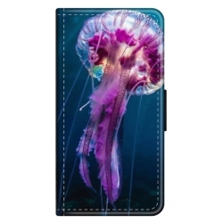 Husa personalizata tip carte HQPrint pentru Samsung Galaxy A22 5G, model Mushroom, multicolor, S1D1M0326
