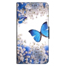 Husa personalizata tip carte HQPrint pentru Samsung Galaxy A23, model Butterfly 4, multicolor, S1D1M0041