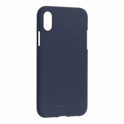 Husa APPLE iPhone X - Jelly Soft (Bleumarin)