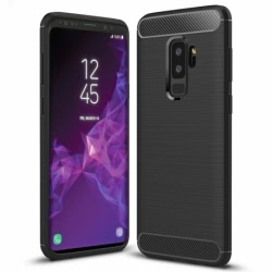 Husa SAMSUNG Galaxy S9 Plus - Carbon (Negru) Forcell