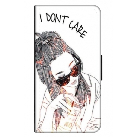 Husa personalizata tip carte HQPrint pentru Samsung Galaxy A25, model I dont care, multicolor, S1D1M0320