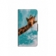 Husa personalizata tip carte HQPrint pentru Samsung Galaxy A40, model Giraffe 2, multicolor, S1D1M0096