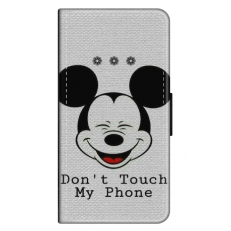 Husa personalizata tip carte HQPrint pentru Samsung Galaxy A40, model Dont Touch my Phone 3, multicolor, S1D1M0123