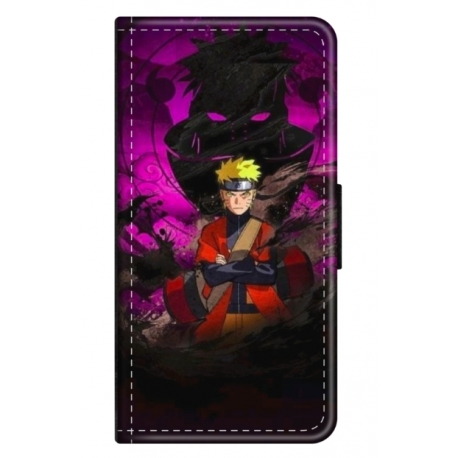 Husa personalizata tip carte HQPrint pentru Samsung Galaxy A40, model Naruto 1, multicolor, S1D1M0132