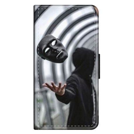 Husa personalizata tip carte HQPrint pentru Samsung Galaxy A52, model Mask, multicolor, S1D1M0199