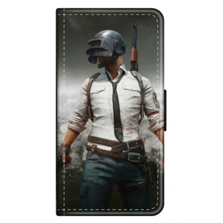 Husa personalizata tip carte HQPrint pentru Samsung Galaxy A52, model PUBG 1, multicolor, S1D1M0214