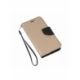 Husa SAMSUNG Galaxy J5 2017 - Fancy Book (Auriu&Negru)