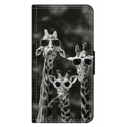 Husa personalizata tip carte HQPrint pentru Samsung Galaxy A70, model Zebra 1, multicolor, S1D1M0086