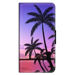 Husa personalizata tip carte HQPrint pentru Samsung Galaxy A70, model Beach View 2, multicolor, S1D1M0137