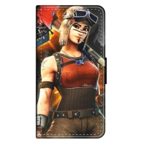 Husa personalizata tip carte HQPrint pentru Samsung Galaxy A70e, model Fortnite 1, multicolor, S1D1M0073