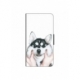 Husa personalizata tip carte HQPrint pentru Samsung Galaxy A71, model Fluffy Dog, multicolor, S1D1M0033