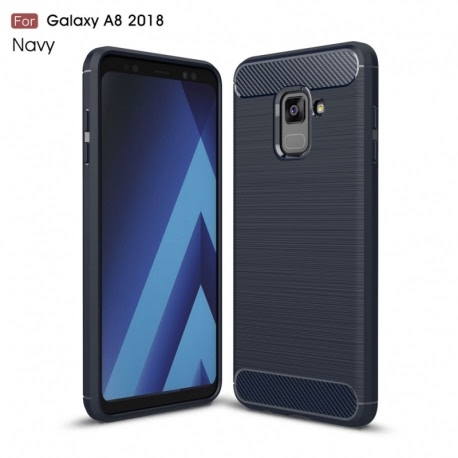 Husa SAMSUNG Galaxy A5 2018 \ A8 2018 - Carbon (Bleumarin)