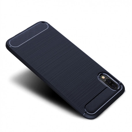 Husa HUAWEI P20 - Carbon (Bleumarin) Forcell