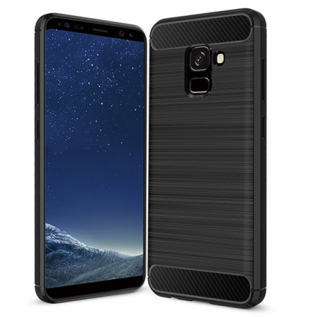Husa SAMSUNG Galaxy A5 2018 \ A8 2018 - Carbon (Negru) Forcell