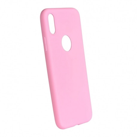Husa APPLE iPhone X - Forcell Soft (Roz)