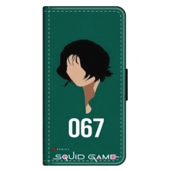 Husa personalizata tip carte HQPrint pentru Samsung Galaxy M11, model Squid Game 16, multicolor, S1D1M0188