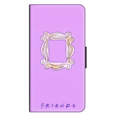 Husa personalizata tip carte HQPrint pentru Samsung Galaxy M11, model FRIENDS 3, multicolor, S1D1M0223