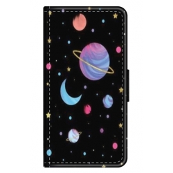 Husa personalizata tip carte HQPrint pentru Samsung Galaxy M11, model Colorful 6, multicolor, S1D1M0311