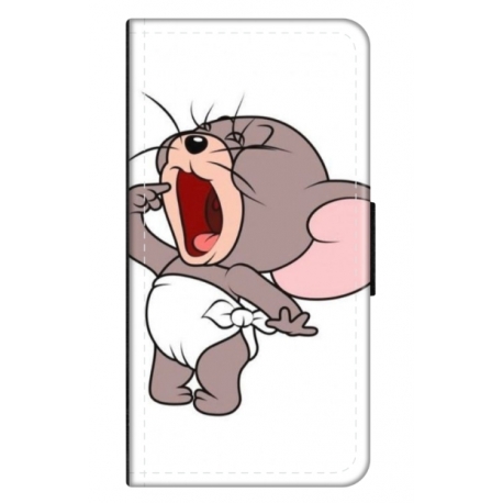 Husa personalizata tip carte HQPrint pentru Samsung Galaxy M21, model Tom and Jerry 3, multicolor, S1D1M0207