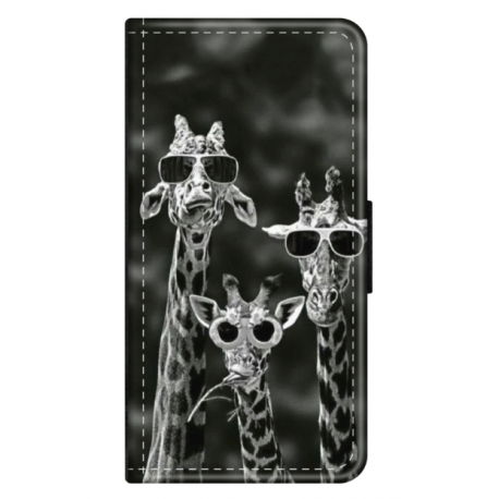 Husa personalizata tip carte HQPrint pentru Samsung Galaxy S9, model Zebra 1, multicolor, S1D1M0086