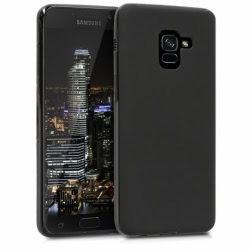 Husa SAMSUNG Galaxy A5 2018 \ A8 2018 - Ultra Slim Mat (Negru)