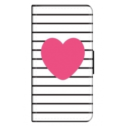 Husa personalizata tip carte HQPrint pentru Samsung Galaxy S10 Lite, model Heart, multicolor, S1D1M0291