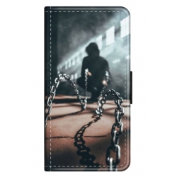 Husa personalizata tip carte HQPrint pentru Samsung Galaxy S10 Lite, model Chain Man, multicolor, S1D1M0296