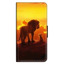 Husa personalizata tip carte HQPrint pentru Samsung Galaxy S10, model Lion King 1, multicolor, S1D1M0119