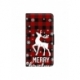 Husa personalizata tip carte HQPrint pentru Samsung Galaxy S22 Ultra, model Merry Christmas Reindeer 2, multicolor, S1D1M0050