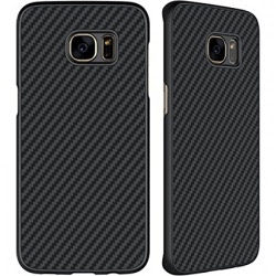 Husa SAMSUNG Galaxy S7 Edge - Fiber (Negru)
