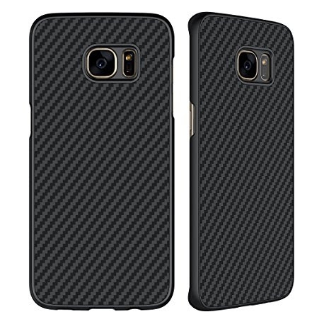 Husa SAMSUNG Galaxy S7 Edge - Fiber (Negru)