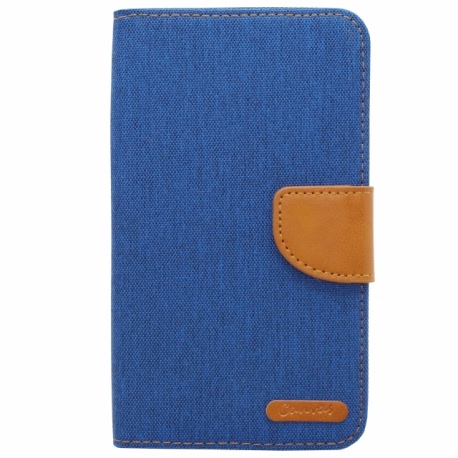 Husa Universala (5") - Canvas Book (Albastru)