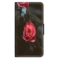 Husa personalizata tip carte HQPrint pentru Samsung Galaxy S22 Ultra, model Flowers 11, multicolor, S1D1M0156