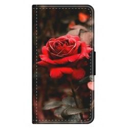 Husa personalizata tip carte HQPrint pentru Samsung Galaxy S22 Ultra, model Flowers 12, multicolor, S1D1M0160