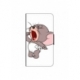 Husa personalizata tip carte HQPrint pentru Samsung Galaxy S22 Ultra, model Tom and Jerry 3, multicolor, S1D1M0207