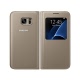 Husa Originala SAMSUNG Galaxy S7 - S-View (Auriu)