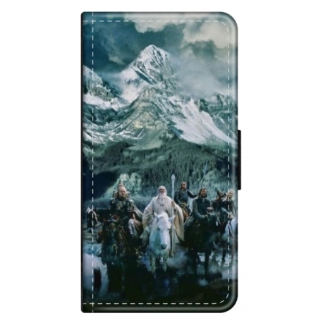 Husa personalizata tip carte HQPrint pentru Samsung Galaxy S23 Plus, model Lord of the Rings 1, multicolor, S1D1M0189