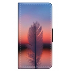 Husa personalizata tip carte HQPrint pentru Samsung Galaxy S23, model Fulg, multicolor, S1D1M0309