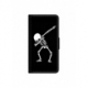 Husa personalizata tip carte HQPrint pentru Samsung Galaxy S24, model Dab Skeleton, multicolor, S1D1M0034