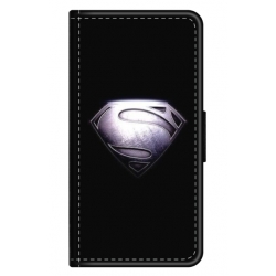 Husa personalizata tip carte HQPrint pentru Samsung Galaxy S24, model Superman 1, multicolor, S1D1M0195