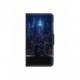 Husa personalizata tip carte HQPrint pentru Samsung Galaxy S24, model Neon City, multicolor, S1D1M0260