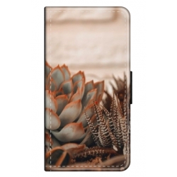 Husa personalizata tip carte HQPrint pentru Apple iPhone 7 Plus, model Flowers 21, multicolor, S1D1M0358
