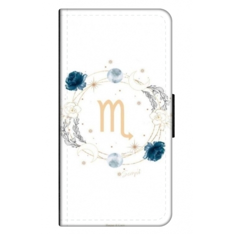 Husa personalizata tip carte HQPrint pentru Apple iPhone 8 Plus, model Zodiac Circle, multicolor, S1D1M0349