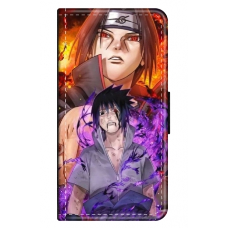 Husa personalizata tip carte HQPrint pentru Apple iPhone 12 Mini, model Naruto 3, multicolor, S1D1M0162