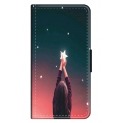 Husa personalizata tip carte HQPrint pentru Apple iPhone 12 Pro, model Star stealing, multicolor, S1D1M0292