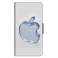 Husa personalizata tip carte HQPrint pentru Apple iPhone 13 Mini, model Apple Logo, multicolor, S1D1M0323