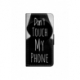 Husa personalizata tip carte HQPrint pentru Apple iPhone 14, model Dont touch my phone 2, multicolor, S1D1M0065