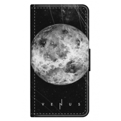 Husa personalizata tip carte HQPrint pentru Apple iPhone 14, model Moon, multicolor, S1D1M0212
