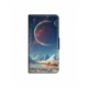Husa personalizata tip carte HQPrint pentru Apple iPhone 14, model Alien Planet, multicolor, S1D1M0264