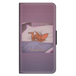 Husa personalizata tip carte HQPrint pentru Apple iPhone 15, model Jerry 1, multicolor, S1D1M0104